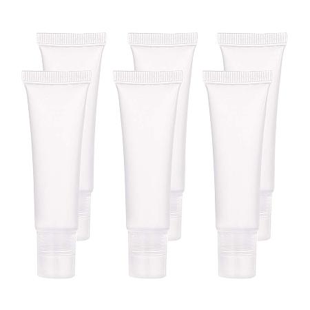 BENECREAT 30 Pack 15ml Lip Gloss Tubes Empty Lip Balm Refill Tubes Soft Squeeze Tubes for DIY Cosmetics