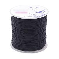 ARRICRAFT 109 Yards(100m) 1mm Nylon Hand Knitting Cord String Beading Thread for DIY Necklace, Bracelet, Craft, Jewellery Making, Black