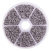 PandaHall Elite 1 Box About 1000 Pcs Stainless Steel Open Jump Rings Diameter 4mm to 10mm Wire 18-Gauge