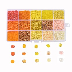 ARRICRAFT Glass Seed Beads, Silver Lined & Transparent & Trans. Colours Lustered & Trans. Colors Rainbow & Frosted Colors & Opaque Colours Seed & Baking Paint & Ceylon, Round, Mixed Color, 8/0, 3mm, Hole: 1mm, 180g/box  ( SEED-JQ0001-DIQ )