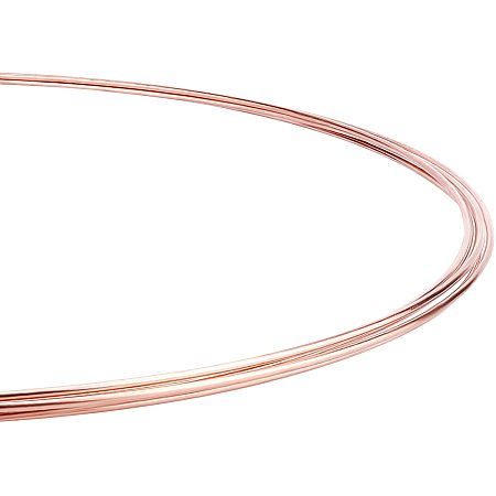 BENECREAT 16Feet(5m)/Roll Copper Wire 12 Gauge(2mm) Round Copper Wire for Jewelry Making