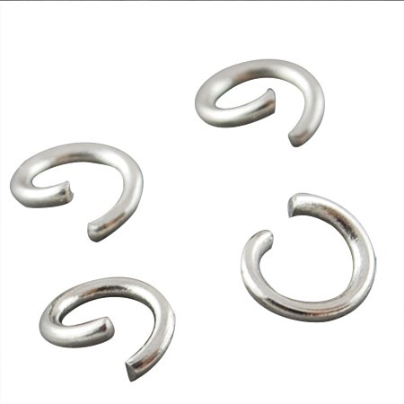 NBEADS 4000pcs Stainless Steel Open Jump Rings Connectors Jewelry Findings for Jewelry Making(5x1mm, 3mm inner diameter)